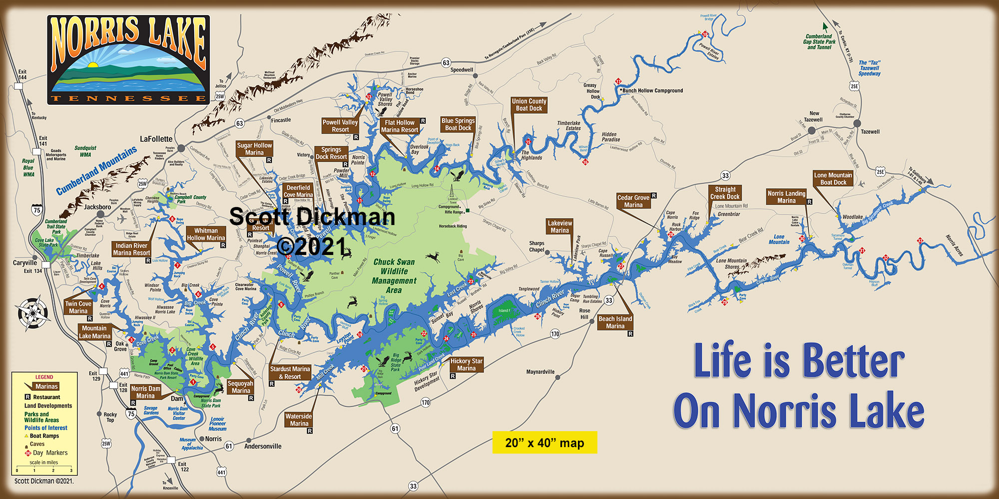 Lake Map